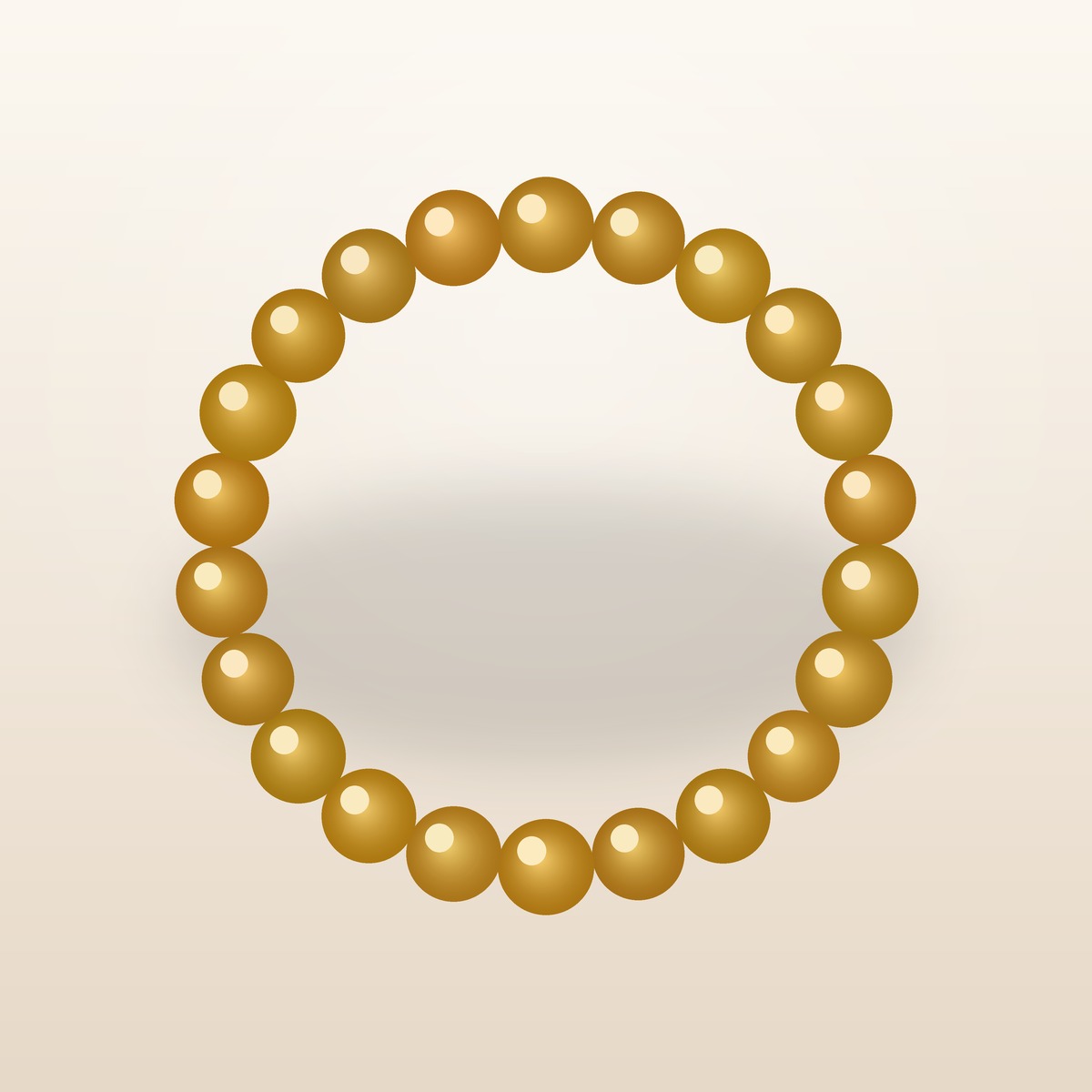 Citrine Beaded Bracelet